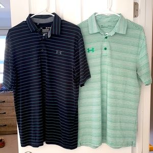 2 UA Golf Shirts